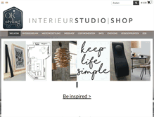 Tablet Screenshot of okstyling.nl